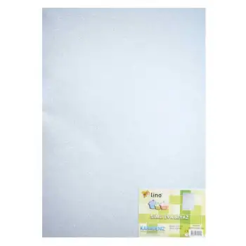 Lino Eva 50x70 2mm. Simli Beyaz Rbe-505 *Tek