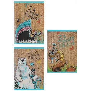 Keskin Pp Kapak My Frıend A4 40 Yaprak Kareli Defter