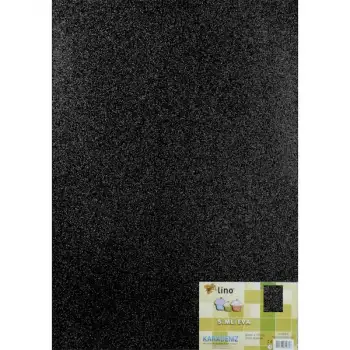 Lino Eva 50x70 2mm. Simli Siyah Rbe-508 *Tek