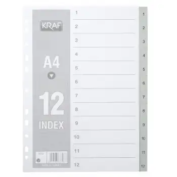 Kraf Separatör 1-12 Rakam 1012