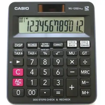 Casıo Hesap Makinesi Masaüstü ( 12 Hane ) Mj-120d