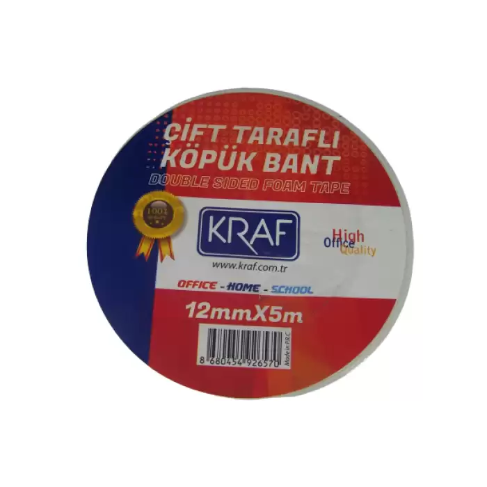 Kraf Köpük Bant 12mmx5m 5012g