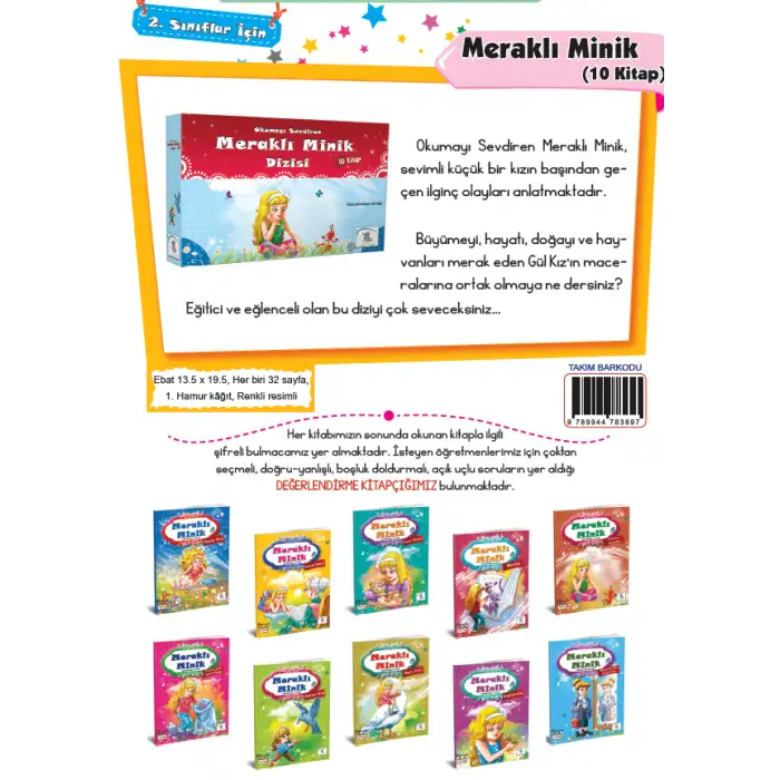 Beşrenk Meraklı Minik Dizisi 10 Kitap