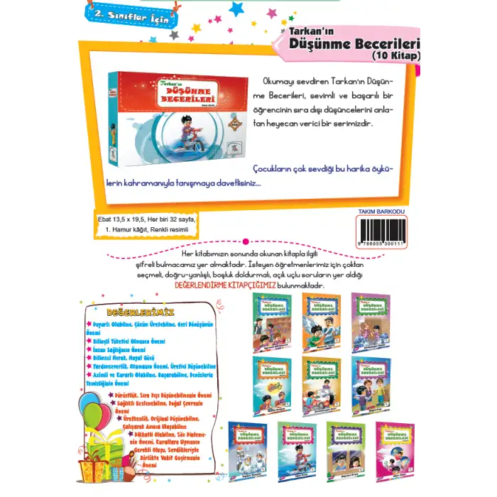 Beşrenk Tarkan In Düşünme Becerileri 10 Kitap
