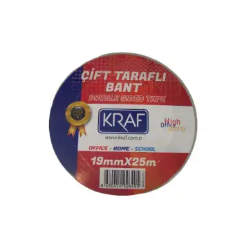 Kraf Çift Taraflı Bant 19x25 2519G
