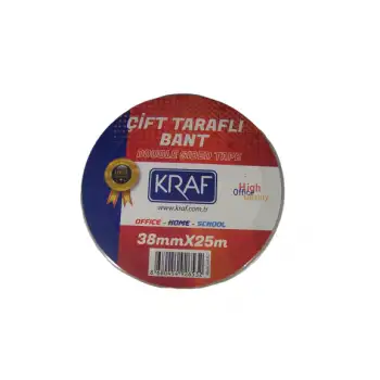 Kraf Çift Taraflı Bant 38mmx25m 2538g