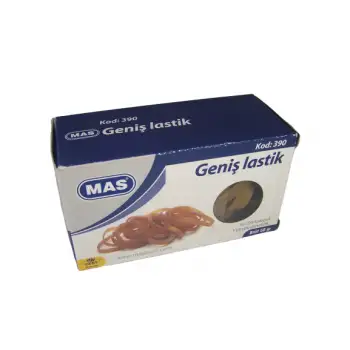 Mas Lastik Geniş 100/65mm %100 Kauçuk (50 Gr. Kutu) 390