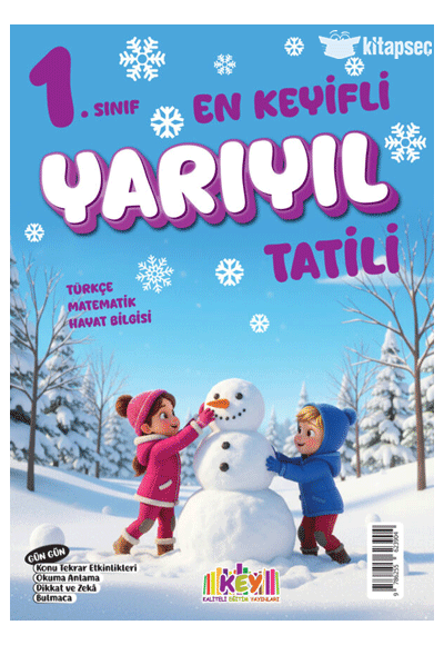 Key 1. Sınıf En Keyifli Yarıyıl Tatil Seti (8 Kitap)