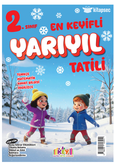 Key 2. Sınıf En Keyifli Yarıyıl Tatil Seti (3 Kitap)
