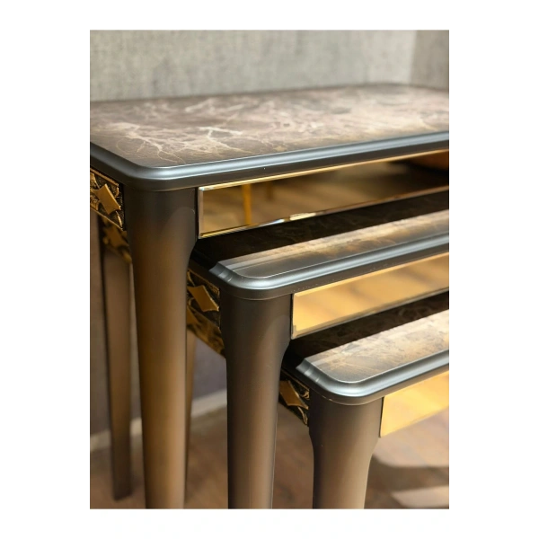 LUXE MODERN 3 LÜ ZiGON SEHPA