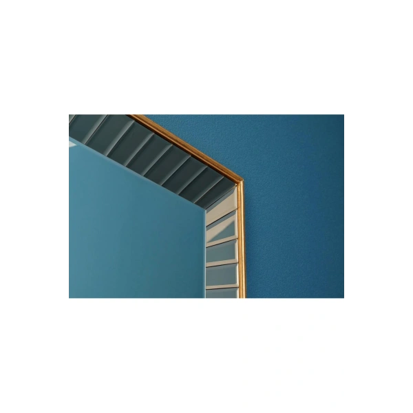 Sunset Masif Ağaç Çerçeve Dikdörtgen Dekoratif Duvar Aynası 80x180cm