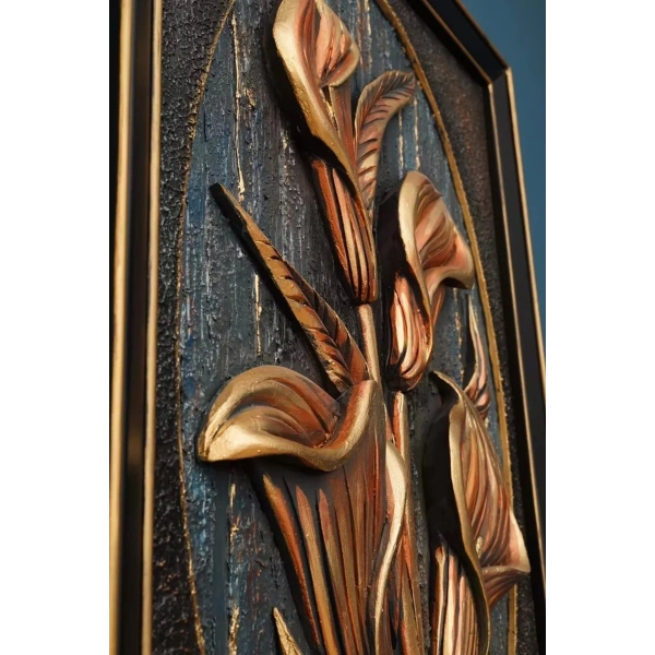 Wake Lale Temalı 3 Boyutlu Özel Tasarım Tablo 68x98cm