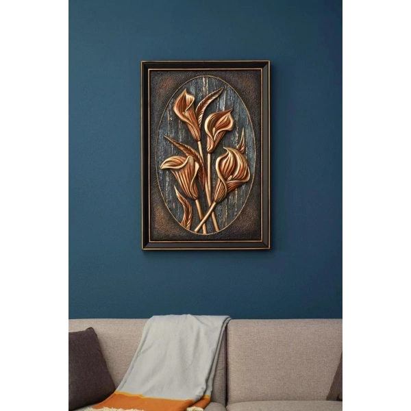 Wake Lale Temalı 3 Boyutlu Özel Tasarım Tablo 68x98cm