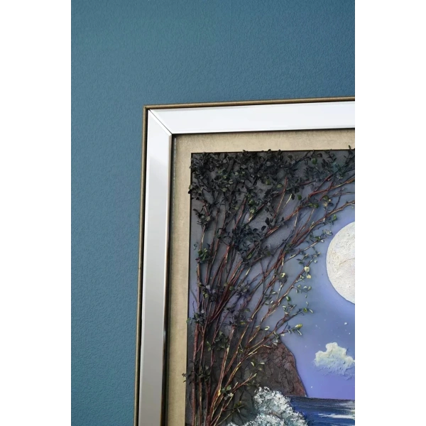 Moon Ay Işığı Temalı Özel Tasarım Tablo 81x112cm