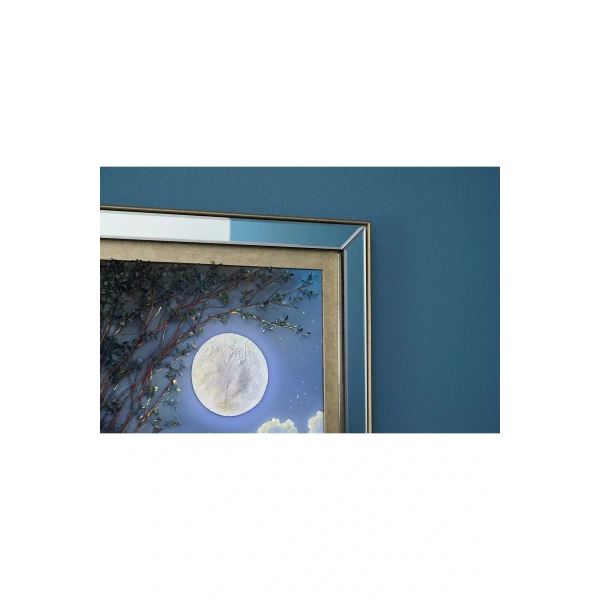 Moon Ay Işığı Temalı Özel Tasarım Tablo 81x112cm