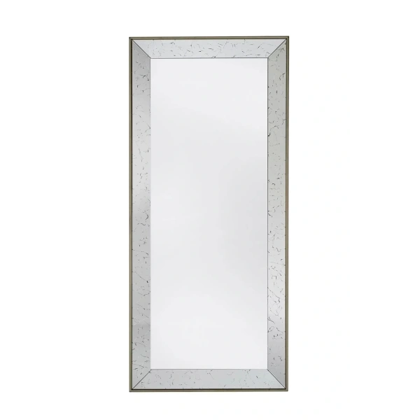 Elegance Masif Ağaç Çerçeve Dikdörtgen Dekoratif Duvar Aynası 80x180cm