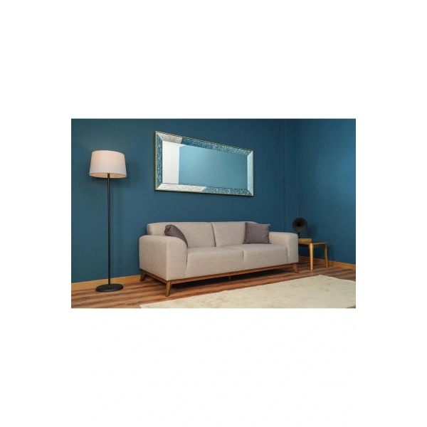 Elegance Masif Ağaç Çerçeve Dikdörtgen Dekoratif Duvar Aynası 80x180cm