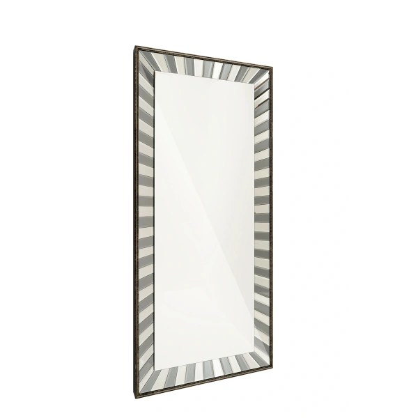 Sunrise Masif Ağaç Çerçeve Dikdörtgen Dekoratif Duvar Aynası 80x180cm