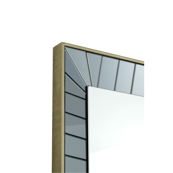 Black Mirror Masif Ağaç Çerçeve Dikdörtgen Dekoratif Duvar Aynası 75x160cm