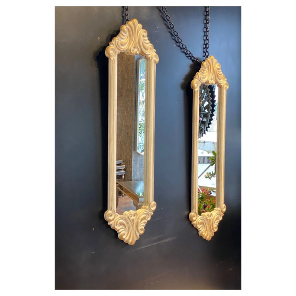 Dekor Oymalı Ikili Ayna