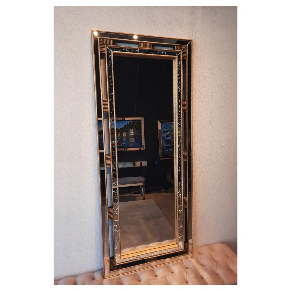 Çift Slip Dekorlu Boy Aynası