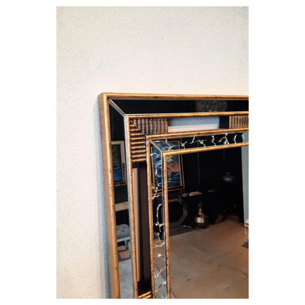 Çift Slip Dekorlu Boy Aynası