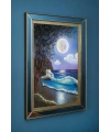 Moon Ay Işığı Temalı Özel Tasarım Tablo 81x112cm