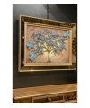 Blue Tree Özel Tasarım Kelebek Ağaçlı Tablo