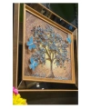 Blue Tree Özel Tasarım Kelebek Ağaçlı Tablo