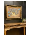 Blue Tree Özel Tasarım Kelebek Ağaçlı Tablo