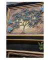Blue Tree Özel Tasarım Kelebek Ağaçlı Tablo