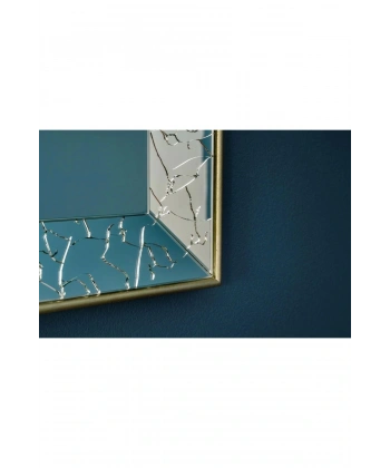 Elegance Masif Ağaç Çerçeve Dikdörtgen Dekoratif Duvar Aynası 80x180cm