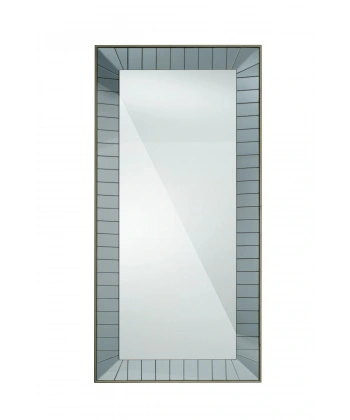 Black Mirror Masif Ağaç Çerçeve Dikdörtgen Dekoratif Duvar Aynası 75x160cm