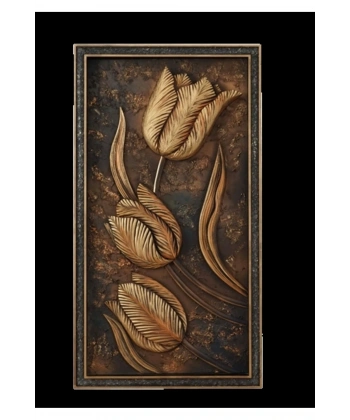 Grow Lale Desenli Dekoratif Tablo