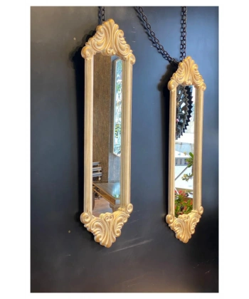 Dekor Oymalı Ikili Ayna