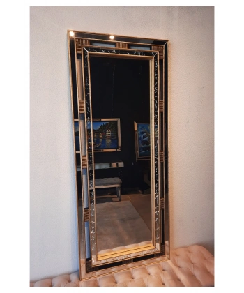 Çift Slip Dekorlu Boy Aynası