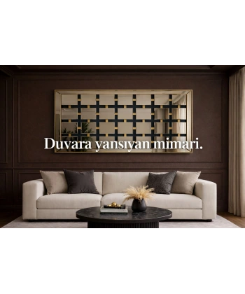 BRONZ DUVAR AYNASI