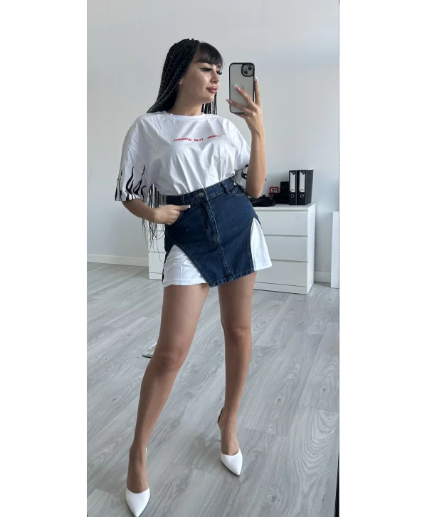 UNİSEX AYI BASKILI T-SHIRT