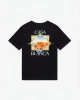 CASABLNC Baskılı 4532 T-shirt - Siyah