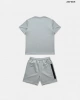 NSW Tech Fleece Şort & T-shirt Takımı – Grey/Twist