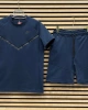 NSW Tech Fleece Şort & T-shirt Takımı – Lacivert