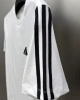 ADDS İşlemeli Line T-shirt – Beyaz