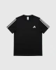 ADDS İşlemeli Line T-shirt – Siyah