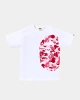 BAPE Pink Camo Side T-shirt - Beyaz