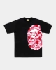 BAPE Pink Camo Side T-shirt - Siyah