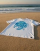 BAPE x Flame Blue T-shirt - Beyaz