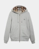 BURBRY Classic Fermuarlı Hoodie – Gri