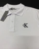 Calvin K. Monologo Polo T-shirt – Beyaz