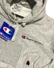 CHMPN Basic Logo Hoodie - Gri