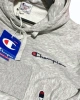 CHMPN Basic Logo Hoodie - Gri
